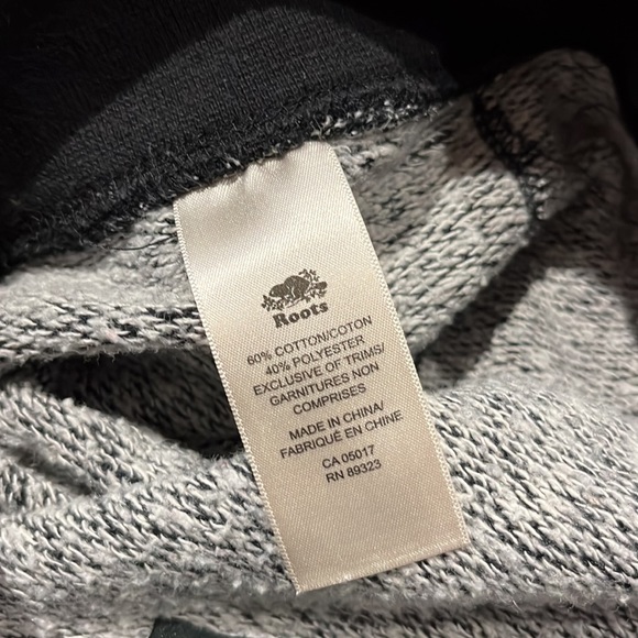 Roots black skirt sweatpant material - Picture 9 of 10